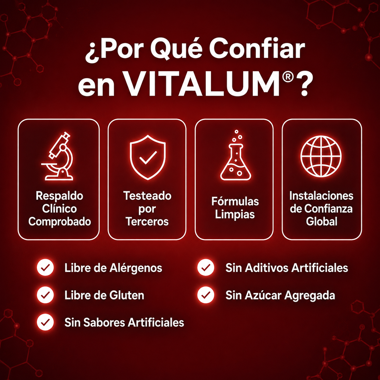 Cápsulas Vitalum | favorece la salud del corazón y una circulación sanguínea saludable
