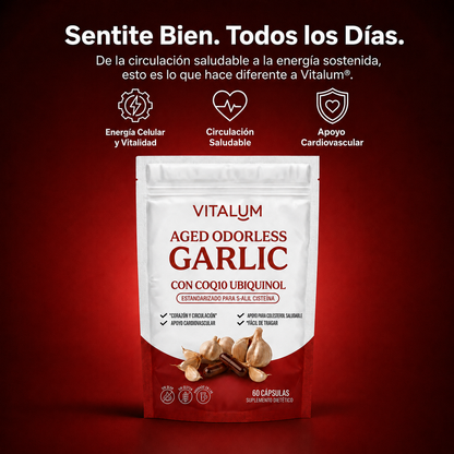 Cápsulas Vitalum | favorece la salud del corazón y una circulación sanguínea saludable